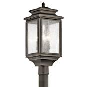 Kichler Wiscombe Park 4 Light Outdoor Post Light Olde Bronze