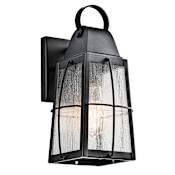 Kichler Tolerand Collection 1 Light 12" Outdoor Wall Light Textured Black