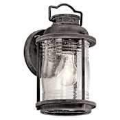 Kichler Ashland Bay Collection 11" Outdoor Wall Light Weathered Zinc