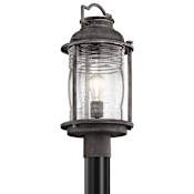 Kichler Ashland Bay Outdoor Post Light Weathered Zinc