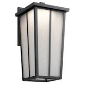 Kichler Amber Valley LED Outdoor Wall Sconce Textured Black