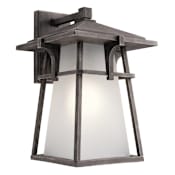 Kichler Beckett 13" Wide Single Light Outdoor Wall Sconce Weathered Zinc