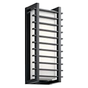 Kichler Rockbridge 2 Light 16.25" High LED Wall Sconce Black