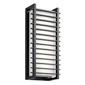 Kichler Rockbridge 2 Light 20.75" High LED Wall Sconce Black