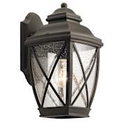 Kichler Tangier 1 Light 13.5" High Outdoor Wall Sconce Olde Bronze