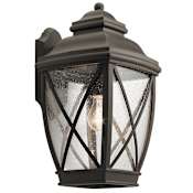 Kichler Tangier 1 Light 17" High Outdoor Wall Sconce Olde Bronze