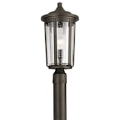 Kichler Fairfield 19" Tall Outdoor Single Head Post Light Olde Bronze
