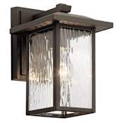 Kichler Capanna 10" Tall Outdoor Wall Sconce Olde Bronze