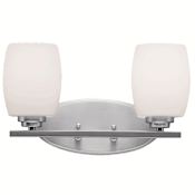 Kichler Eileen 14.5" Wide 2-Bulb Bathroom Lighting Fixture Brushed Nickel
