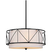Kichler Birkleigh 3 Light 18" Wide Pendant Black