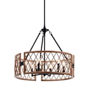 Kichler Oana 25" Wide Drum Chandelier Palm