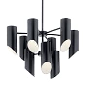 Kichler Trentino 9 Light 26" Wide Chandelier Black