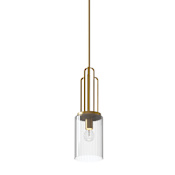 Kichler Kimrose 7" Wide Mini Pendant Brushed Natural Brass