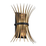 Kichler Baile 2 Light 16" Tall Wall Sconce Black