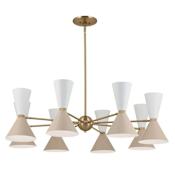 Kichler Phix 16 Light 49" Wide Chandelier Champagne Bronze