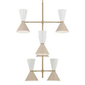 Kichler Phix 12 Light 23" Wide Chandelier Champagne Bronze