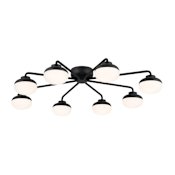Kichler Remy 35" Wide LED Semi-flush Ceiling Fixture Black