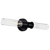 Kichler Aviv 2 Light 24" Tall Wall Sconce Black