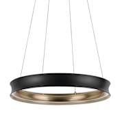Kichler Larousse 30" Wide LED Suspension Pendant Black