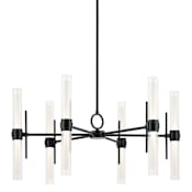 Kichler Riven 33" Wide LED Chandelier Black