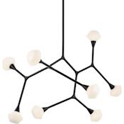 Kichler Cassius 8 Light 27" Wide Chandelier Black