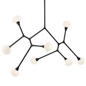 Kichler Cassius 8 Light 32" Wide Chandelier Black