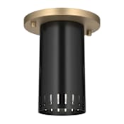 Kichler Ruehl 6" Wide Flush Mount Ceiling Fixture Black