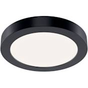 Kichler Ara 6" Wide Flush Mount Drum Ceiling Fixture Black