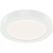 Kichler Ara 6" Wide LED Flush Mount Drum Ceiling Fixture White