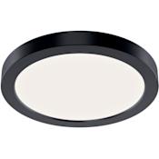 Kichler Ara 8" Wide Flush Mount Drum Ceiling Fixture Black
