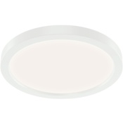 Kichler Ara 10" Wide LED Flush Mount Drum Ceiling Fixture White