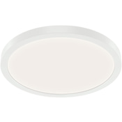 Kichler Ara 12" Wide LED Flush Mount Drum Ceiling Fixture White