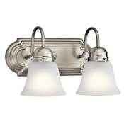 Kichler 2 Light 12-1/4" Wide Bathroom Vanity Light Brushed Nickel