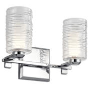 Kichler Giarosa 2 Light 15" Wide Bathroom Vanity Light Chrome