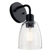 Kichler Meller 11" Tall Wall Sconce Black
