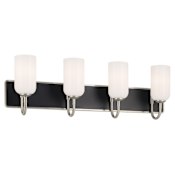 Kichler Solia 4 Light 32" Wide Vanity light Brushed Nickel