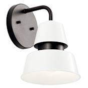 Kichler Lozano 10" Tall Outdoor Wall Sconce White