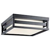 Kichler Ryler 12" Wide LED Flush mount Ceiling Fixture Black