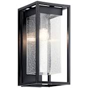 Kichler Mercer 19" Tall Outdoor Wall Sconce Black / Silver