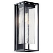 Kichler Mercer 24" Tall Wall Sconce Black / Silver