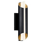 Kichler Astalis 17" Tall LED Outdoor Wall Sconce Textured Black