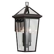 Kichler Regence 2 Light 19" Tall Wall Sconce with Beveled Glass Shade Olde Bronze