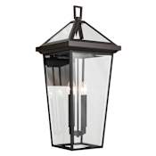 Kichler Regence 4 Light 30" Tall Wall Sconce with Beveled Glass Shade Olde Bronze