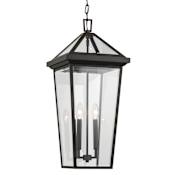 Kichler Regence 2 Light 12" Wide Taper Candle Pendant with Beveled Glass Shade Olde Bronze