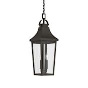 Kichler Cleary 2 Light 9" Wide Outdoor Taper Candle Mini Pendant Olde Bronze