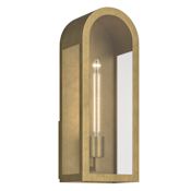 Kichler Marea 17" Tall Outdoor Wall Sconce Natural Brass