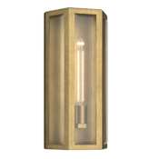 Kichler Berens 16" Tall Outdoor Wall Sconce Natural Brass