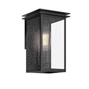 Kichler Arkville 10" Tall Outdoor Wall Sconce Textured Black