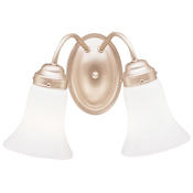 Kichler 13.5" Wide 2-Bulb Bathroom Lighting Fixture Brushed Nickel