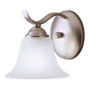 Kichler One Light Reversible Wall Sconce from the Dover Collection Brushed Nickel